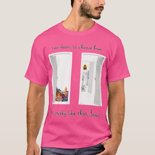 Camiseta Dos puertas Tricky Jesús (Anverso)