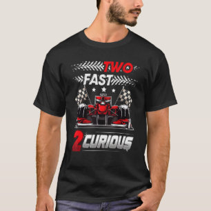 Camiseta Dos rápidos 2 curiosos carreras 2º cumpleaños dos