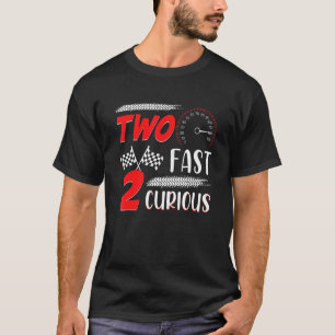 Camiseta Dos rápidos 2 curiosos carreras 2º cumpleaños dos