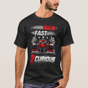 Camiseta Dos rápidos 2 curiosos corriendo cumpleaños 2do cu
