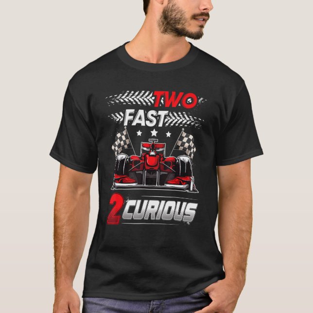 Camiseta Dos rápidos 2 curiosos corriendo cumpleaños 2do cu (Anverso)