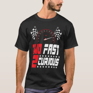 Camiseta Dos Rápidos 2 Curiosos Feliz Segundo Cumpleaños Ch