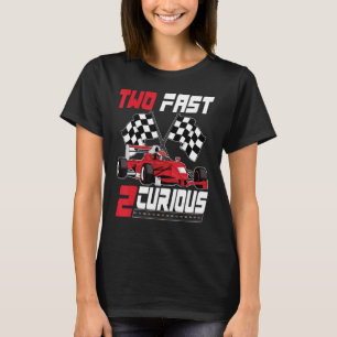 Camiseta Dos Rápidos 2 Curiosos Feliz Segundo Cumpleaños Ch