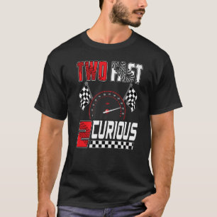 Camiseta Dos Rápidos Dos Curiosas Carreras Segundo Cumpleañ