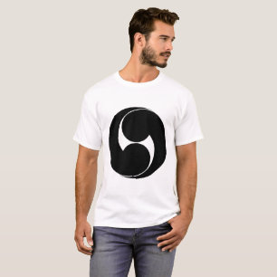 Camiseta Dos remolinos en sentido antihorario (Jinuki)