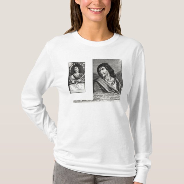 Camiseta Dos retratos de Savinien Cyrano de Bergerac (Anverso)