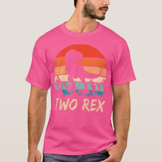 Camiseta Dos Rex Segundo Regalo De Cumpleaños Segundo Dinos