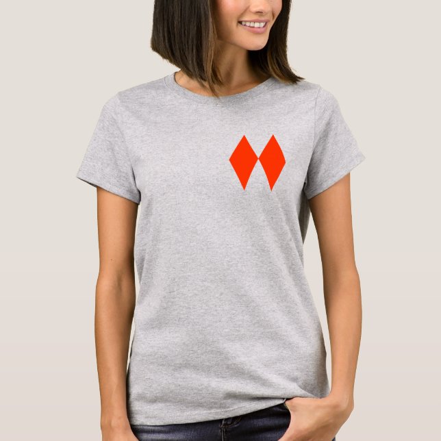 Camiseta Dos rombos (Anverso)