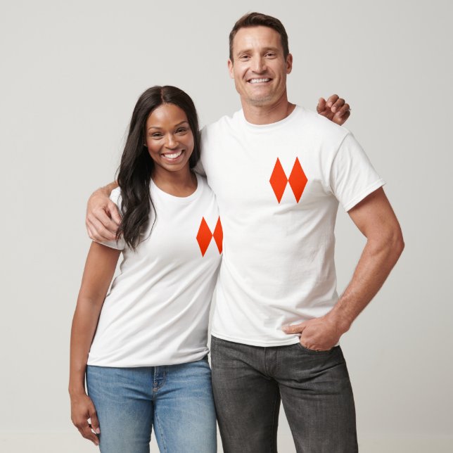 Camiseta Dos rombos (Unisexo)