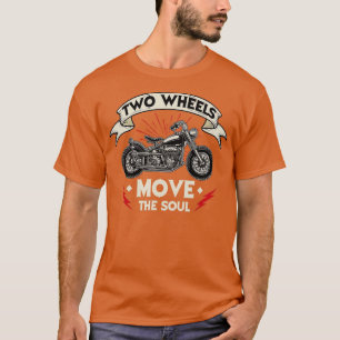Camiseta Dos ruedas mueven el motociclista Soul Chopper B