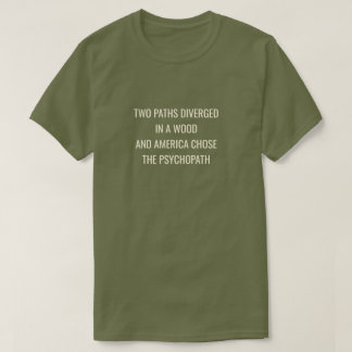 Camiseta DOS RUTAS DIVERGIDAS - Verde