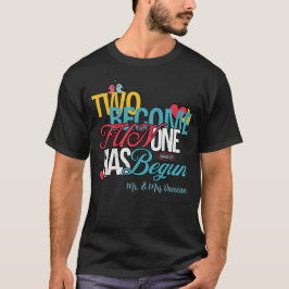 Camiseta Dos se convierten en una diversión ha comenzado - 
