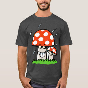 Camiseta dos setas bajo la lluvia