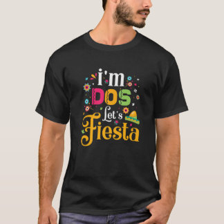 Camiseta Dos T Dos Toddler Cumpleaños Soy Dos Lets Fiesta