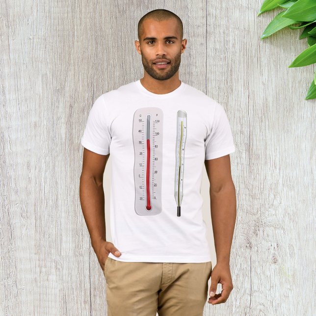 Camiseta Dos termómetros Mens T-Shirt (Subido por el creador)