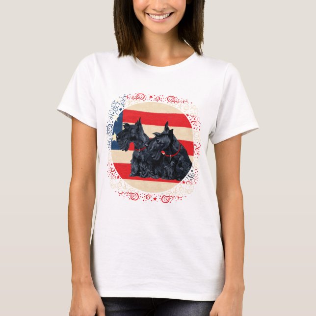 Camiseta Dos Territorios Patrióticos Escoceses (Anverso)