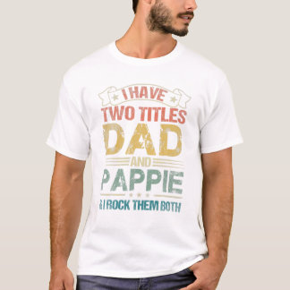 Camiseta Dos Títulos Papá Y Pappie