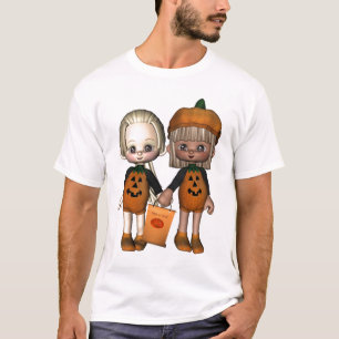 Camiseta Dos Toon lindo Truco-o-Treaters
