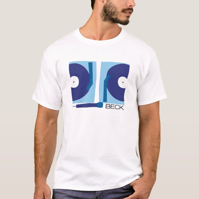 Camiseta Dos tornamesas y un micrófono (Anverso)