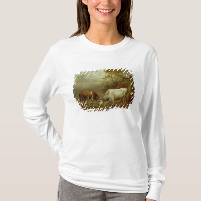 Camiseta Dos toros con los cuernos bloqueados, 1653 (Anverso)