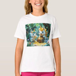 Camiseta Dos Unicornio con caja del tesoro