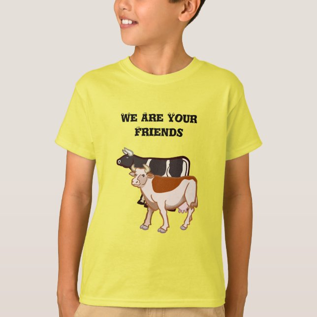 Camiseta Dos vacas (Anverso)