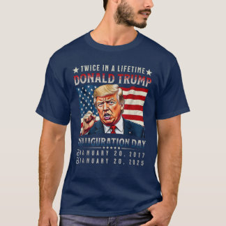 Camiseta Dos Veces En La Vida Del Presidente Trump 2025