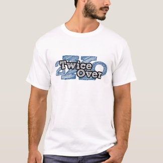 Camiseta Dos veces sobre T-Blanco