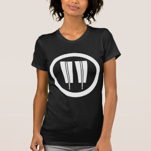 Camiseta Dos ventiladores paralelos en círculo