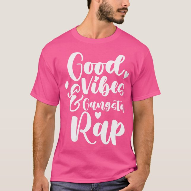 Camiseta Dos Vibes Trap Music Y Rap Gangsta (Anverso)