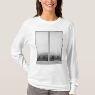Camiseta Dos vistas de la construcción de Eiffel