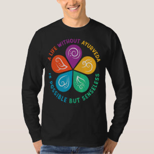 Camiseta Doshas ayurvédicas Vata Kapha Pitta Una Vida Sin