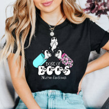 Dosis de Boos Enfermera Personalizada Halloween Di