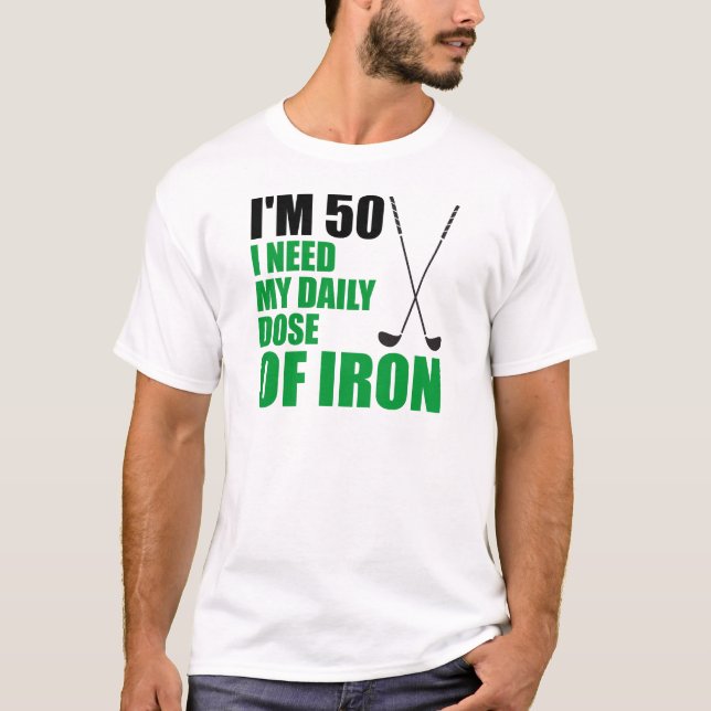 Camiseta Dosis diaria 50 del hierro (Anverso)