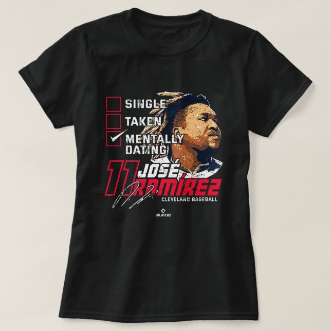 Camiseta Dosis Mental José Ramirez Cleveland MLBPA (Diseño del anverso)
