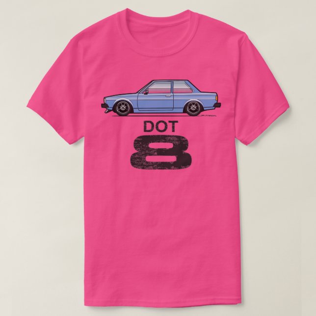 Camiseta Dot 8 Azul (Diseño del anverso)