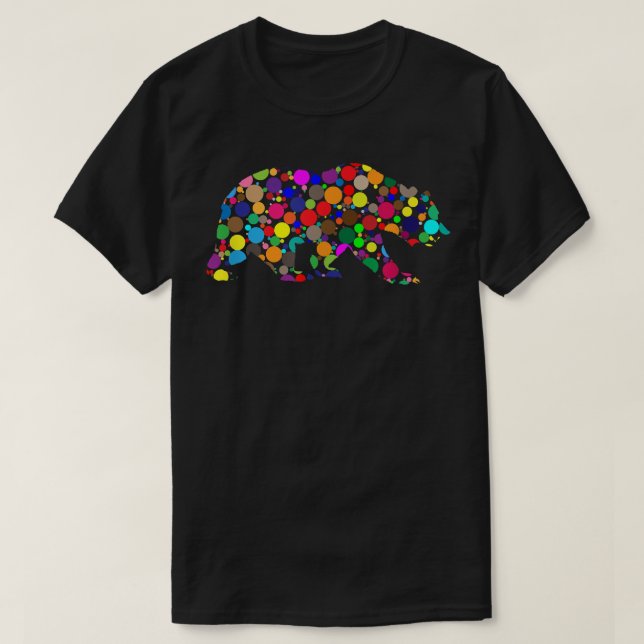 Camiseta Dot Day Bear  (Diseño del anverso)