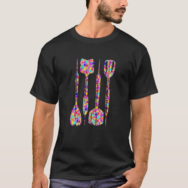 Camiseta Dot Day Colorful Dotted Darts (Anverso)