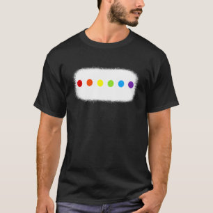 Camiseta Dot Day Rainbow Polka Dot Gay Pride Colors Lgbtq A