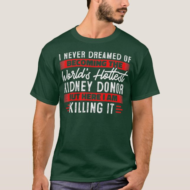 Camiseta Dotación de trasplante renal (Anverso)
