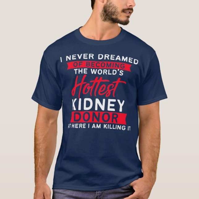 Camiseta Dotación de trasplante renal (Anverso)