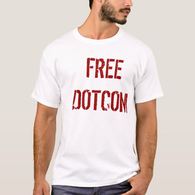 Camiseta Dotcom libre (Anverso)