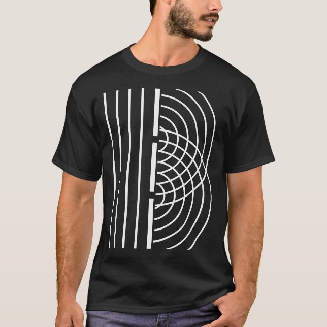 Camiseta Double Slit Quantum Physics (Anverso)