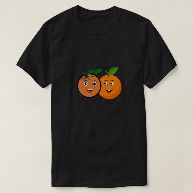Camiseta Double Trouble Oranges  (Diseño del anverso)