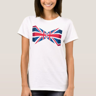 Camiseta Double Union Jack, British flag in 3D