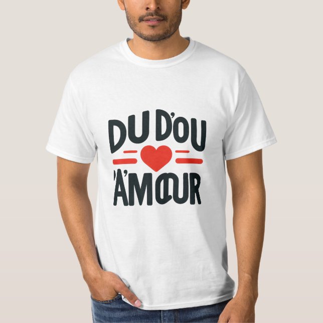Camiseta Doudou D’Amour - Francés lindo y acogedor (Anverso)