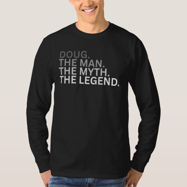Camiseta Doug The Man The Myth The Legend Father Husband (Anverso)