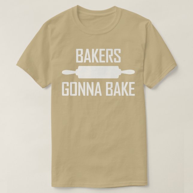Camiseta Dough Kneading Roller Pin Baking Lovers Bakers Gon (Diseño del anverso)
