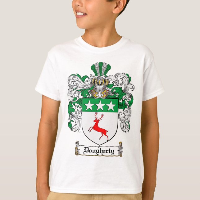 CAMISETA DOUGHERTY FAMILILILITY CREST - DOUGHERTY COAT OF A (Anverso)