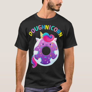 Camiseta Doughnicorn Donut Unicorn Regala cumpleaños Rainbo